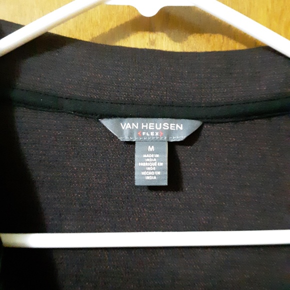 Mens Van Heusen Flex Sweater Quarter zip - Picture 2 of 2